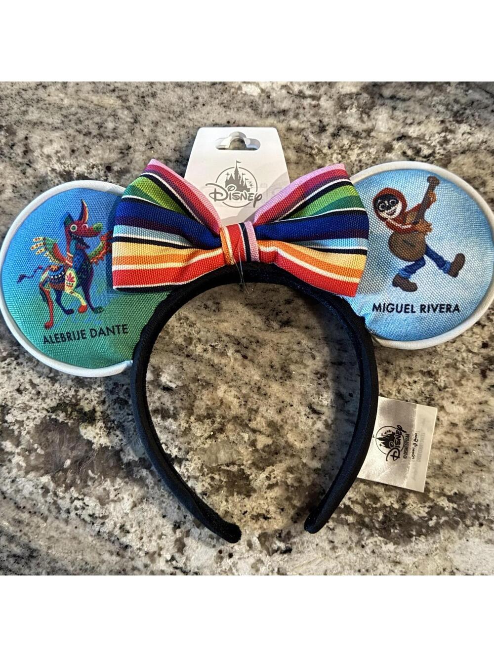 Disney Parks Coco Minnie Ears Miguel Rivera Alebrije Dante Headband NWT